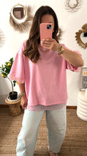 Charger l'image dans la galerie, T-shirt DENTELLE rose