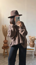 Charger l&#39;image dans la galerie, Pull COCOON taupe