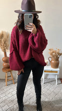Charger l&#39;image dans la galerie, Pull COZY bordeaux