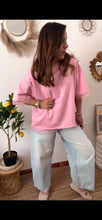 Charger l'image dans la galerie, T-shirt DENTELLE rose