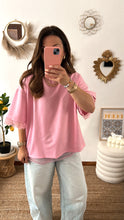 Charger l'image dans la galerie, T-shirt DENTELLE rose
