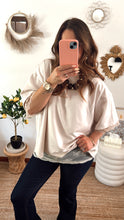 Charger l'image dans la galerie, T-shirt DENTELLE beige